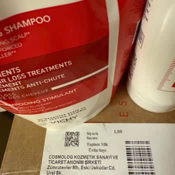 Yanıltıcı Gönderici Ve Sahte Ürün Şüphesi Nedeniyle Vichy Şampuanı Değişim Talebi