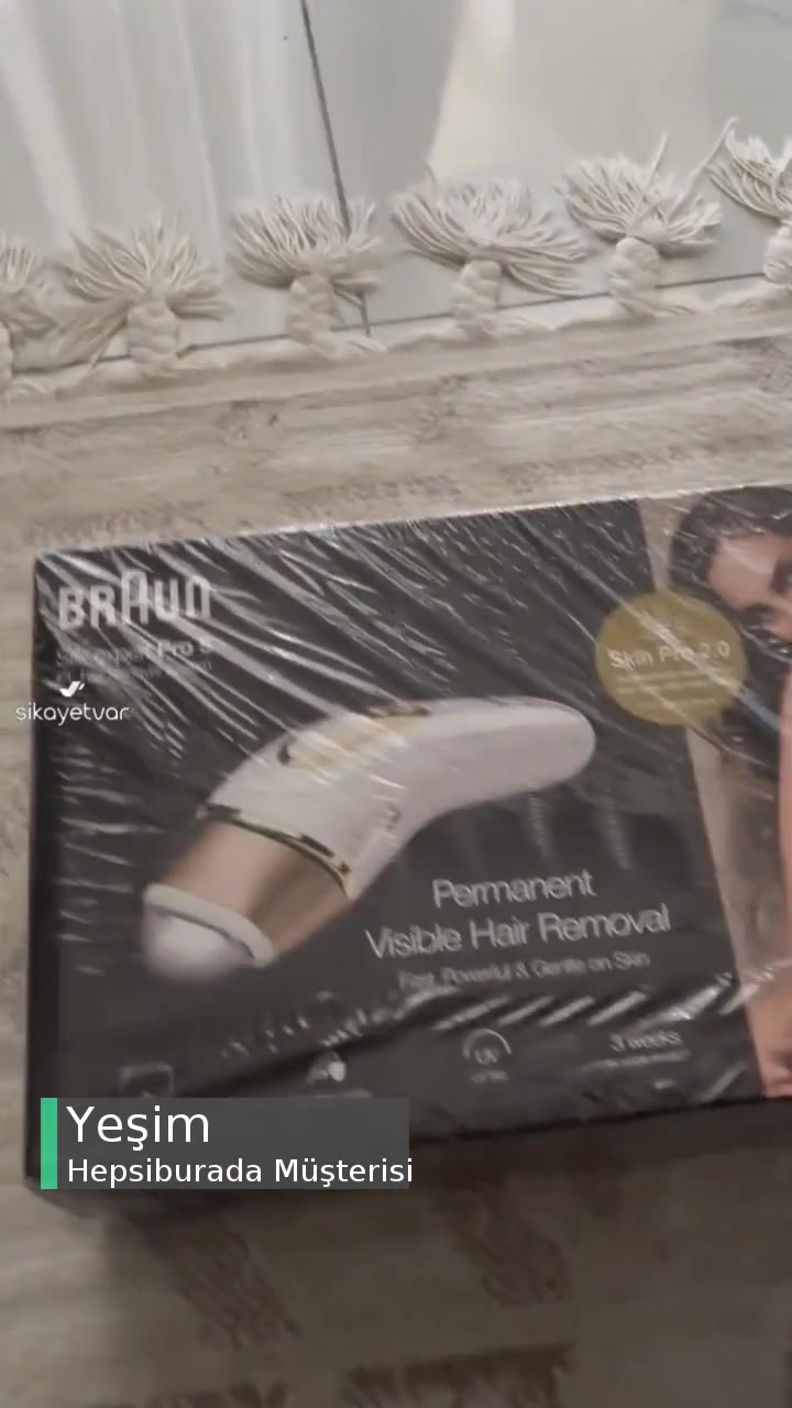 Hepsiburada Braun IPL Cihazı Orijinal Değil! videonun kapak resmi