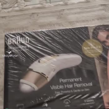 Hepsiburada Braun IPL Cihazı Orijinal Değil!