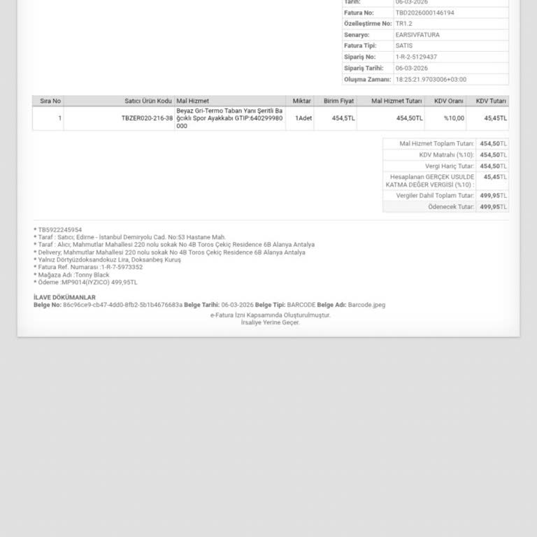 Tonny Black Siparişim Kargoya Verilmedi Ve Stok Yanıltıcı