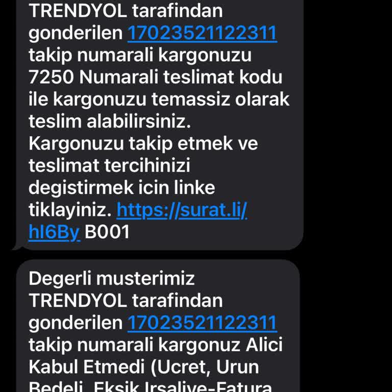 Teslim Edilmeyen Kargo Ve Bilgilendirme Eksikliği Nedeniyle Mağduriyet