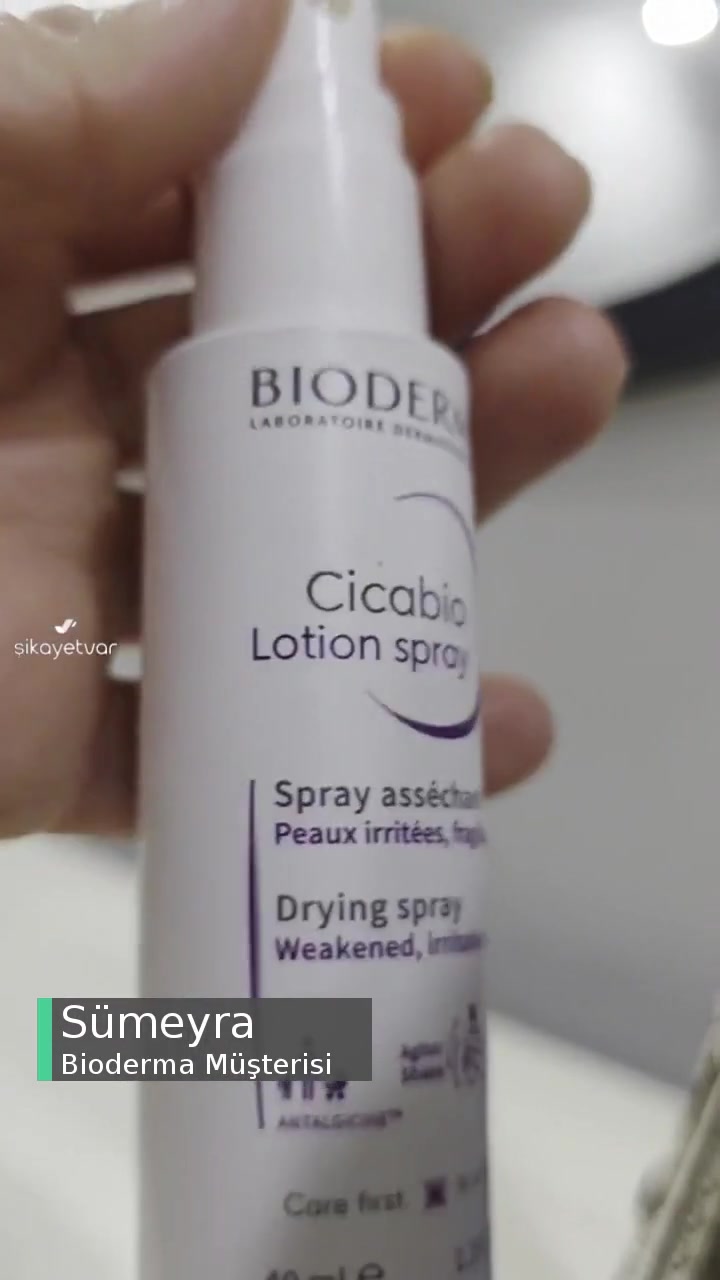 Bioderma Cicabio Spray Şişesinin Spreyi Sorunlu! videonun kapak resmi