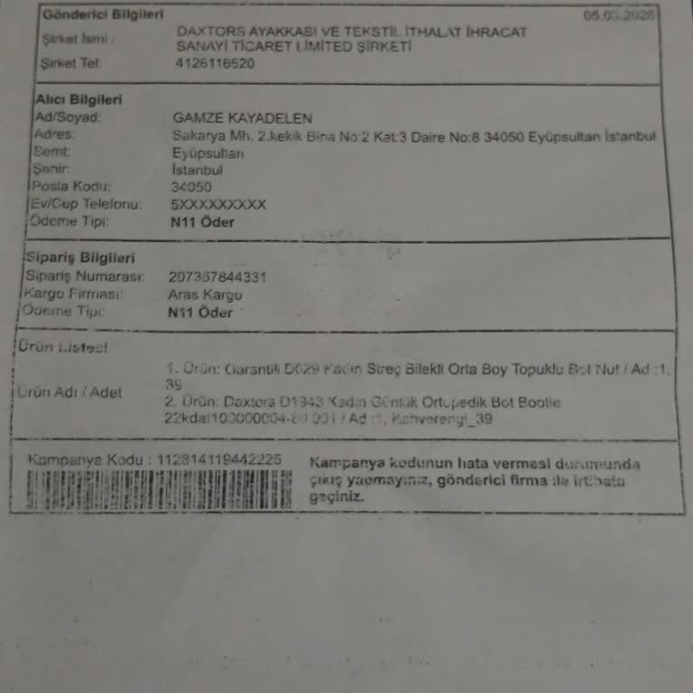 N11 Üzerinden Verilen Dört Bot Siparişinde Yalnızca İkisi Teslim Edildi