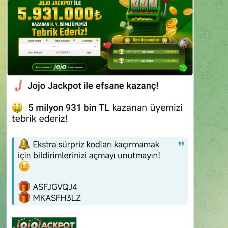 Jojobet Bonus Kodunda Sistem Hatası Yüzünden Bonus Tanımlanmadı
