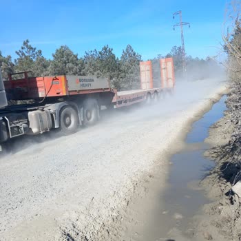 Alevtaş Madencilik Nakliye Araçlarının Yarattığı Toz Ve Aşırı Hız