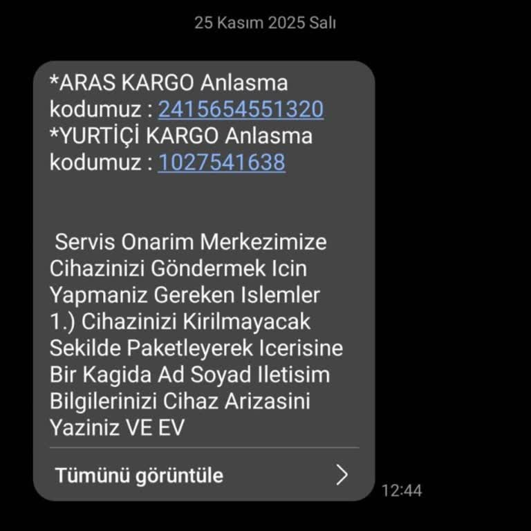 Dyson'da Garanti Bilgisi Verilmeyip Alınan 2.004 TL Servis Ve Kargo Ücretine Şikayet