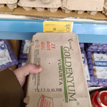 Bingöl Kiğı A101 Şubesinde Son Kullanma Tarihi Geçmiş Yumurta Satışı