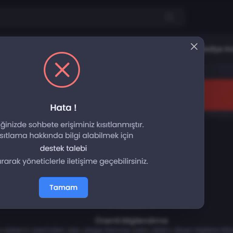 Kısaltma Nedeniyle Hesabımın Kısıtlanması Yeniden Değerlendirilmesi
