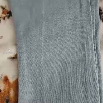 Mavi Pantolonda Yıkamada Lekeler Çizgi Haline Oluşmuş Yukarıdan Aşağıya Doğru!