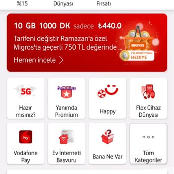 Vodafone’dan 750 Money Puan Kampanyası Kodu Gelmemesi
