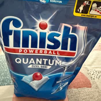 Finish Powerball Quantum Tabletleri Bosch Bulaşık Makinesinde Çözülmüyor