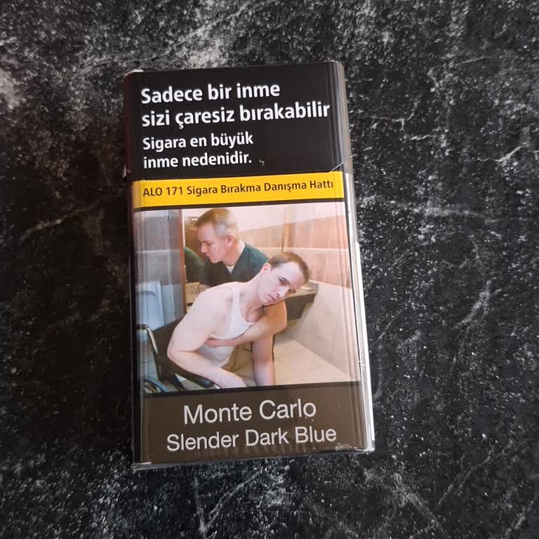 Monte Carlo Slender Dark Blue Sigara’da Şiddetli Boğaz Yanması Ve Patlama Sesleri