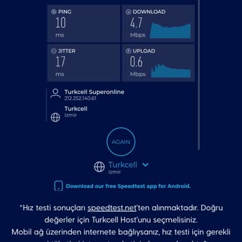 Superonline İnternet Bağlantısında Sürekli Kopma Ve Hız Düşüklüğü Ücretli Arıza Tespiti Talebi