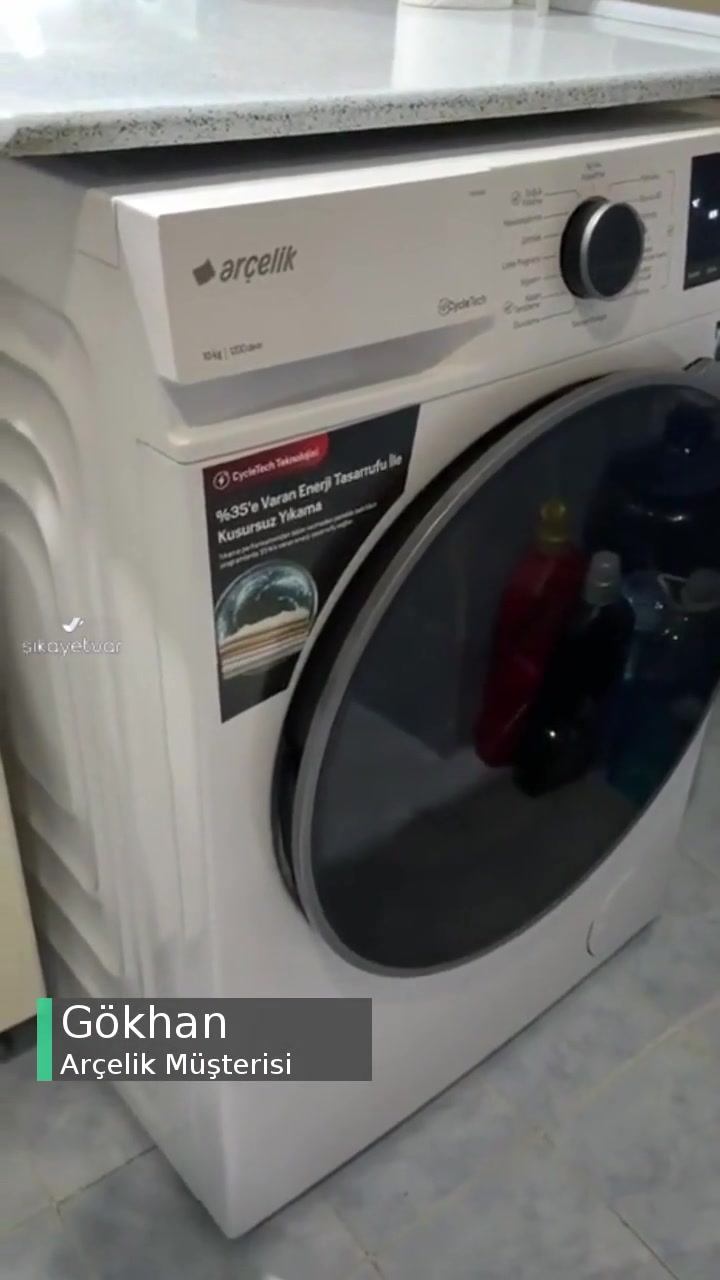Arçelik 10120mx Çamaşır Makinesi Sıkma Yaparken Sarsılma Sorunu! videonun kapak resmi
