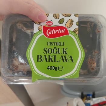 Şok Online Market'te Çıtırtat Baklava İçinde Antep Fıstığı Kabukları