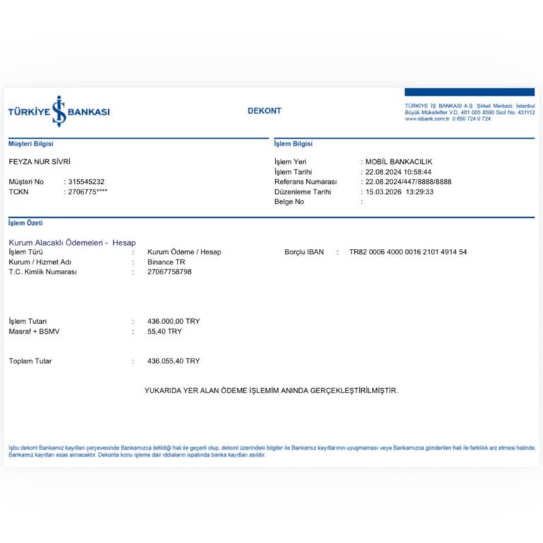 İş Bankası’nın Güvenlik Uyarısı Eksikliği Nedeniyle 1,9 Milyon TL Kayıp