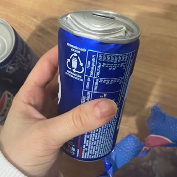 Şok Market’te Satın Alınan Pepsi Kutu Üzerinde Şişkin Kapak Ve Hasarlı Yanlar