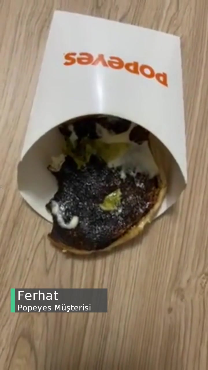 Popeyes Hamburger Ekmeği Resmen Kömür Gibi videonun kapak resmi