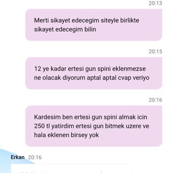 Koşulsuz 300 FreeSpin Bonusu Eklenmedi Ve Canlı Destekte Çelişkili Açıklamalar