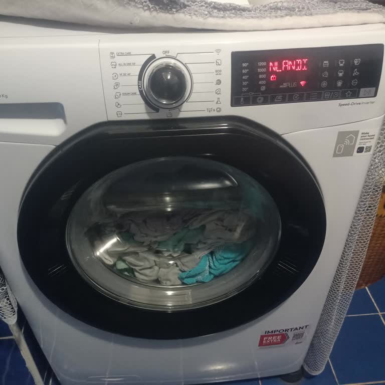 Hoover H3WPS106TAB6-17 Model Çamaşır Makinesinde Deterjan Aparatı Eksik