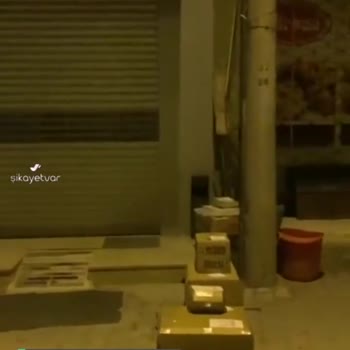 Kolay Gelsin Sokağın Ortasına Kargo Teslimi!