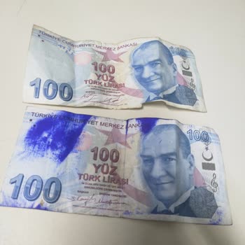 ATM'den Çıkan Yırtık Ve Mürekkep Lekeli Banknot Ve Şubedeki Kaba Tutum