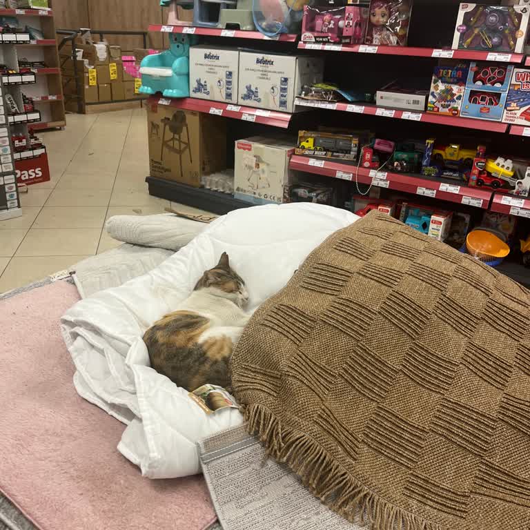 Pendik A101 Şubesinde Hijyen Sorunu: Pireli Kedi Mağaza İçinde