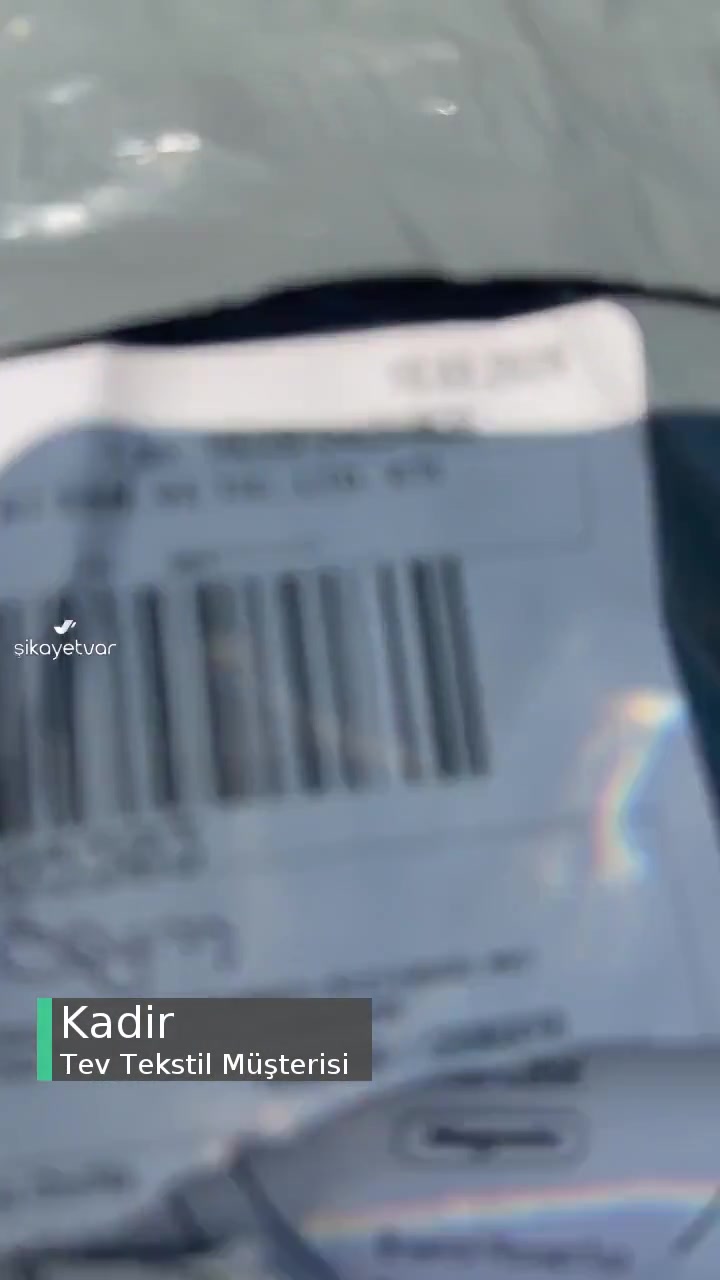 Tev Tekstil Reklamda Görünenle Gelen Ürün Bir Değil videonun kapak resmi