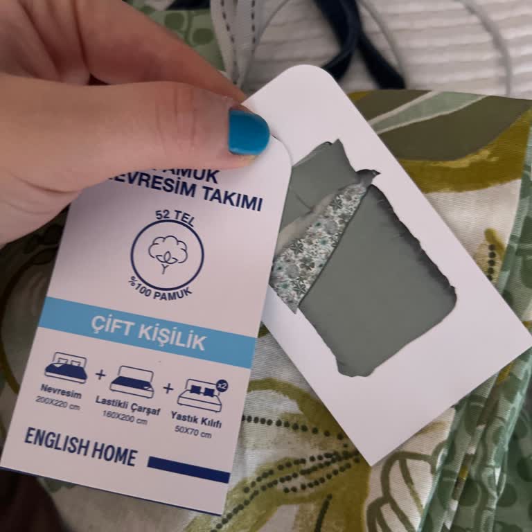 Yeşil Nevresim Takımında Eksik Lastikli Çarşafın Hemen Gönderilmesi Gerekiyor