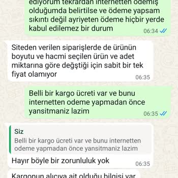 Kargo Ücreti Açıklanmadan Alındı, İade Reddi Mağduriyeti