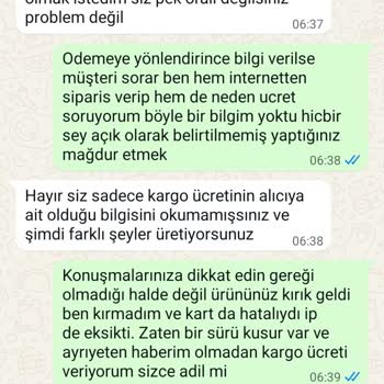 Kargo Ücreti Açıklanmadan Alındı, İade Reddi Mağduriyeti