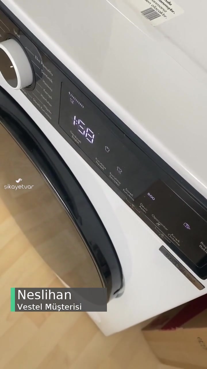 Vestel KMI108402 Kurutma Makinesi Sesi videonun kapak resmi