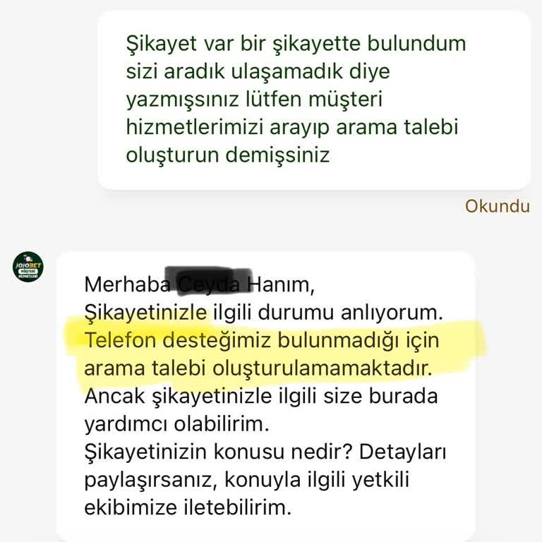 Jojobet’te Aranmadığım Telefon Kayıtları Yanıltıcı Açıklama