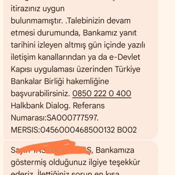 Halkbank'ta İptal Edilen Nakit Çekim İşlemi İçin Haksız Kesinti Ve Eksik İade