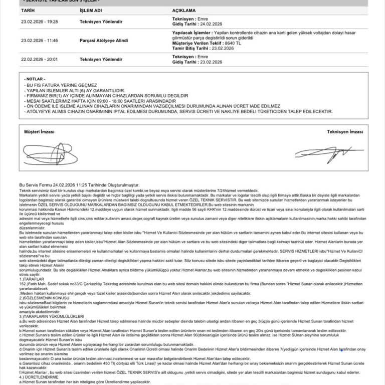 Elektrik Dalgalanmaları Nedeniyle Buzdolabım Yanıp 8.000 TL Tamir Masrafı İadesini Talep Ediyorum