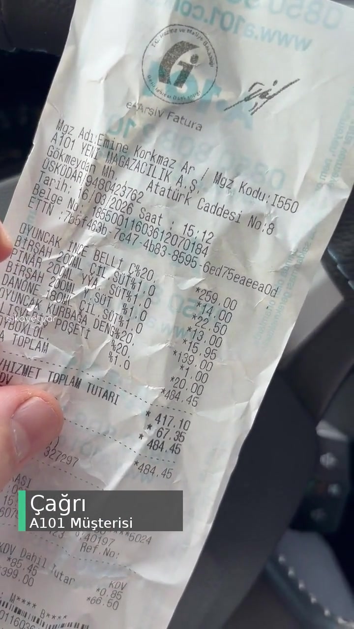 A101 Eksik Parçalı Oyuncak Ve İade Edememe Sorunu videonun kapak resmi