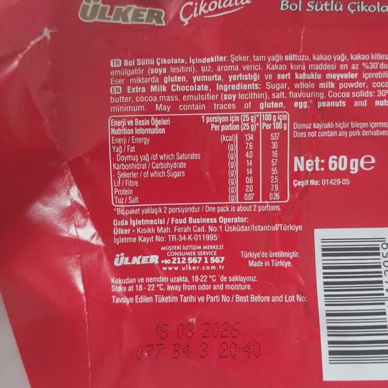 Şok Market'te Satın Alınan Ülker Kare Çikolatanın Küflenmesi Ve Sağlık Riski