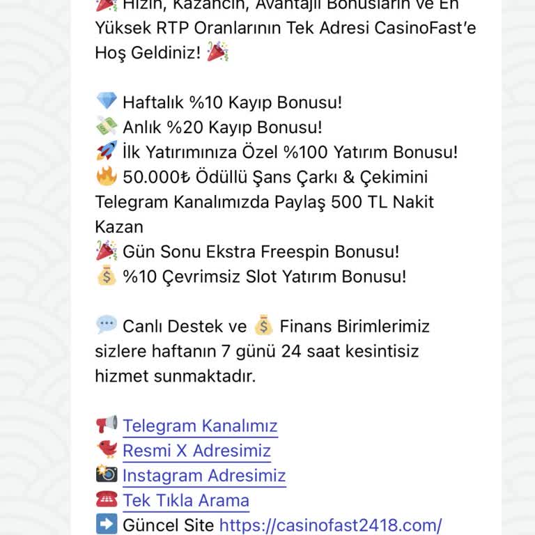 Casinofast’ta %20 Kayıp Bonus İddiası Yanıltıcı, Gerçekte %10 Bonus Verildi