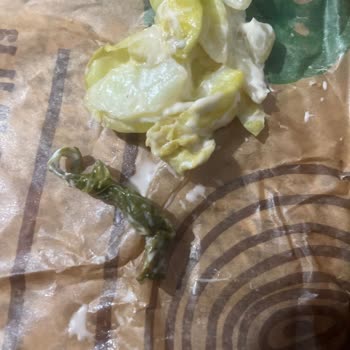 Bursa Korupark Burger King Şubesinde Çürük Marul Ve Eksik Sufle