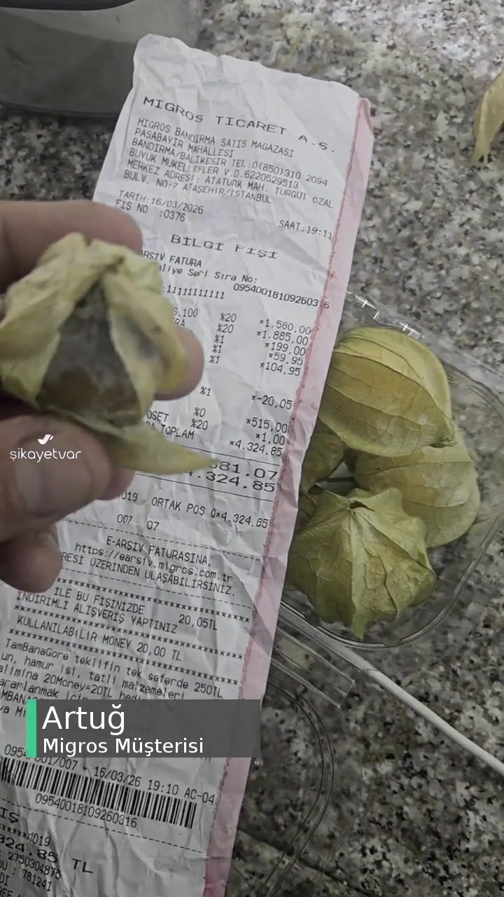 Migros Altın Çileklerin Küflü Çıkması! videonun kapak resmi