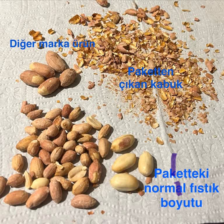 Yer Fıstığı Paketi Küçük Taneli Ve Kalitesiz