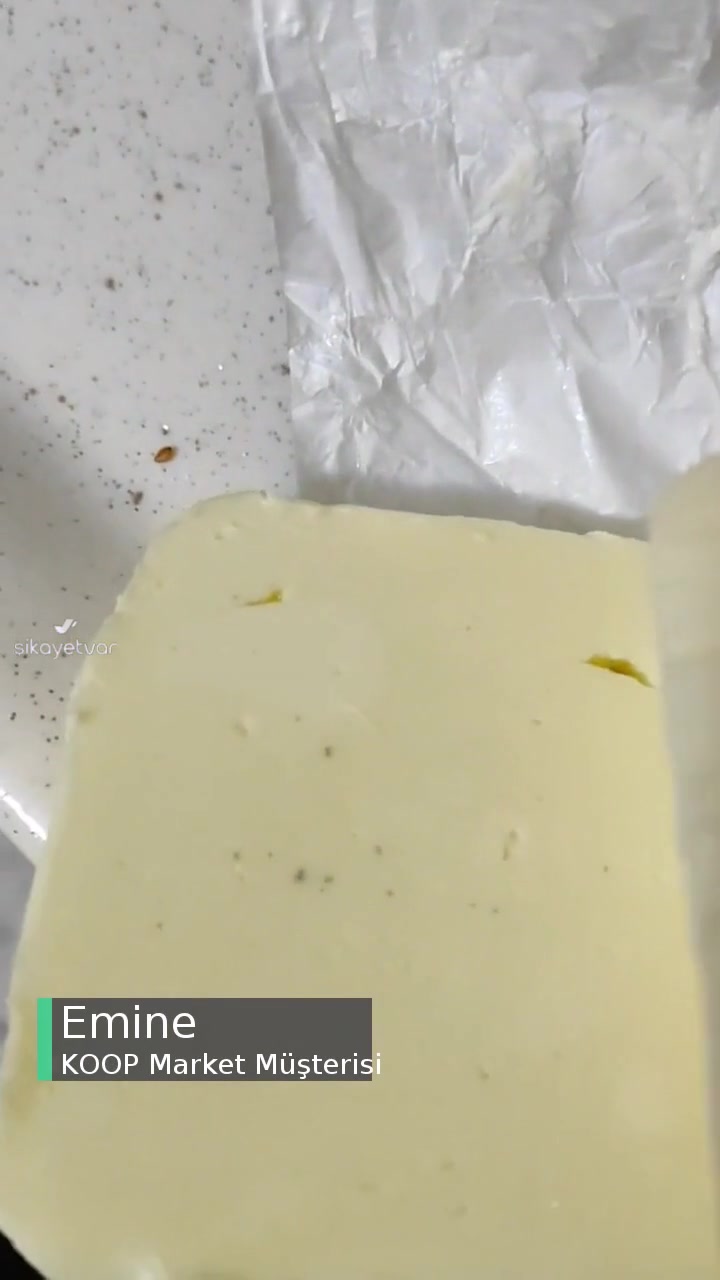 Koop Market Tereyağının İçinden Siyah Noktalı Parçacıklar Çıktı! videonun kapak resmi