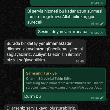 Ekranı Kararan Samsung Televizyonun Garanti Servisinde Çözüm Bulamaması Ve İade Talebi