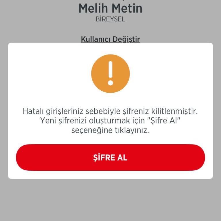 Ziraat Bankası Dijital Şifrem Kilitli Kimlik Doğrulama Aşamasında Çözüm Bekliyor