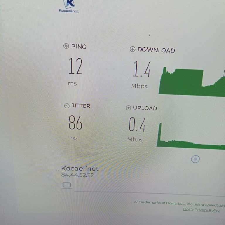 Kocaelinet Ev İnterneti Sürekli Hız Düşüklüğü Ve Kesintili Bağlantı Sorunu
