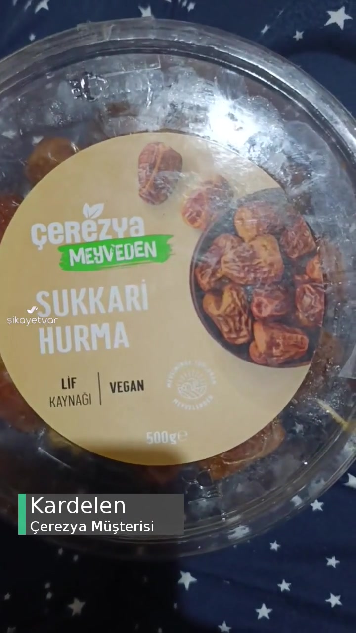 Çerezya Markasına Ait Hurmanın İçinden Sinek Çıktı! videonun kapak resmi