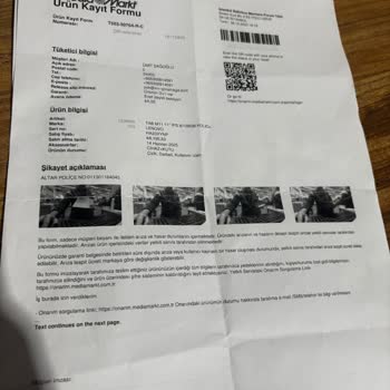 Kasko Kapsamındaki Ürün Değişim Sözünün Yerine Getirilmemesi Ve Hediye Çeki Teklifi