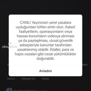TikTok Canlı Yayın Yasağı