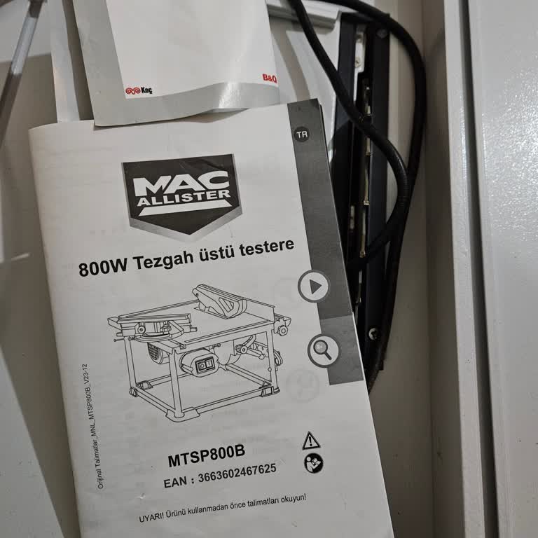 Garanti Kapsamındaki Tezgah Testeresinde Parça Ve Servis Desteği Sağlanamıyor