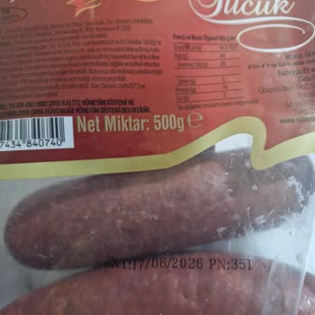 Şahin Sucuk Bozuldu Son Kullanma Tarihi Geçmemiş, İade Ve Değişim Talebi